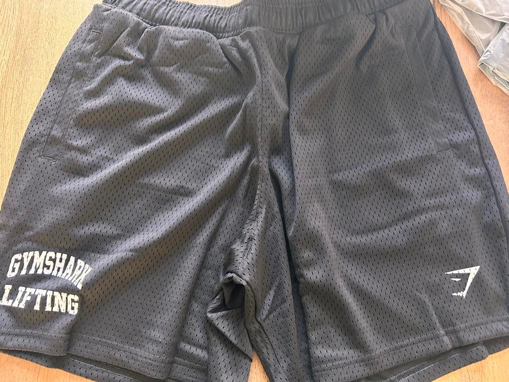 Sport broek man Gymshark L, Ophalen, Maat 52/54 (L), Zwart, Nieuw