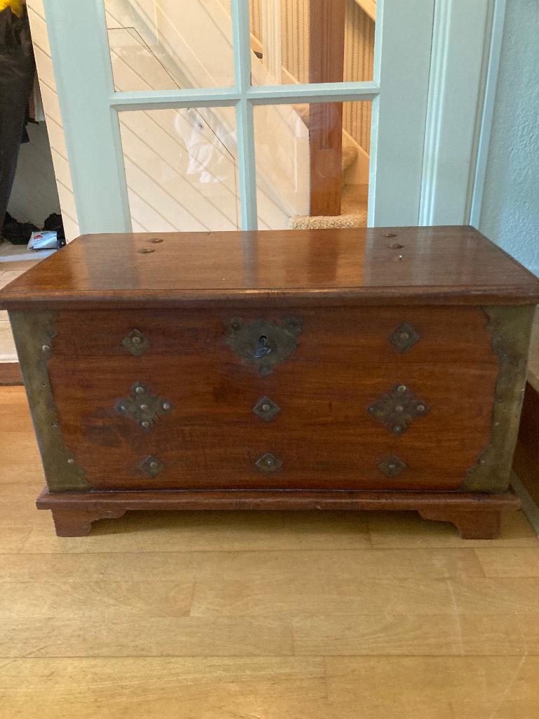 Koloniale scheepskist eiken, Ophalen