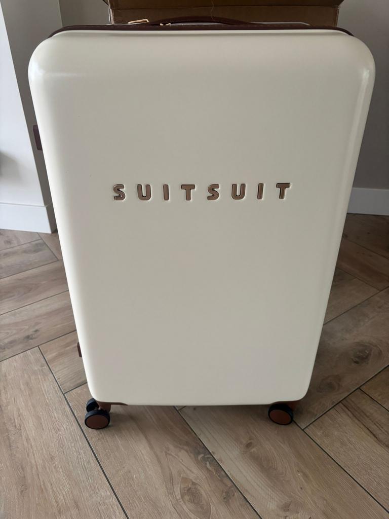 Nieuw: SuitSuit Fab Seventies Reiskoffer, Ophalen, 30 cm of meer, Beige, Nieuw