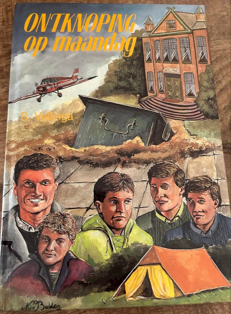 ONTKNOPING OP MAANDAG - Spannend jeugdboek B. Vellinga, Boeken, Ophalen of Verzenden, Gelezen
