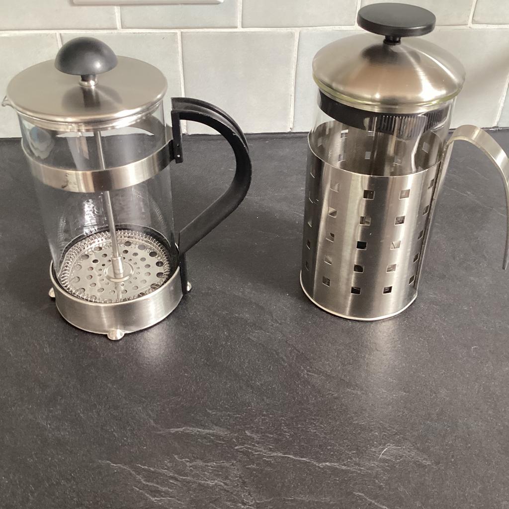 French pres  cafetiere, Afneembaar waterreservoir, Gebruikt, Overige modellen, Gemalen koffie