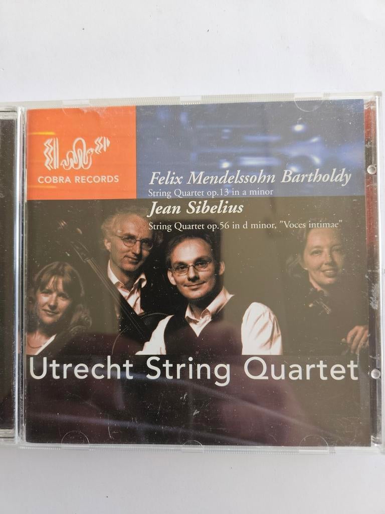 Utrecht String Quartet - Mendelssohn & Sibelius CD, Ophalen of Verzenden, Romantiek, Zo goed als nieuw, Kamermuziek