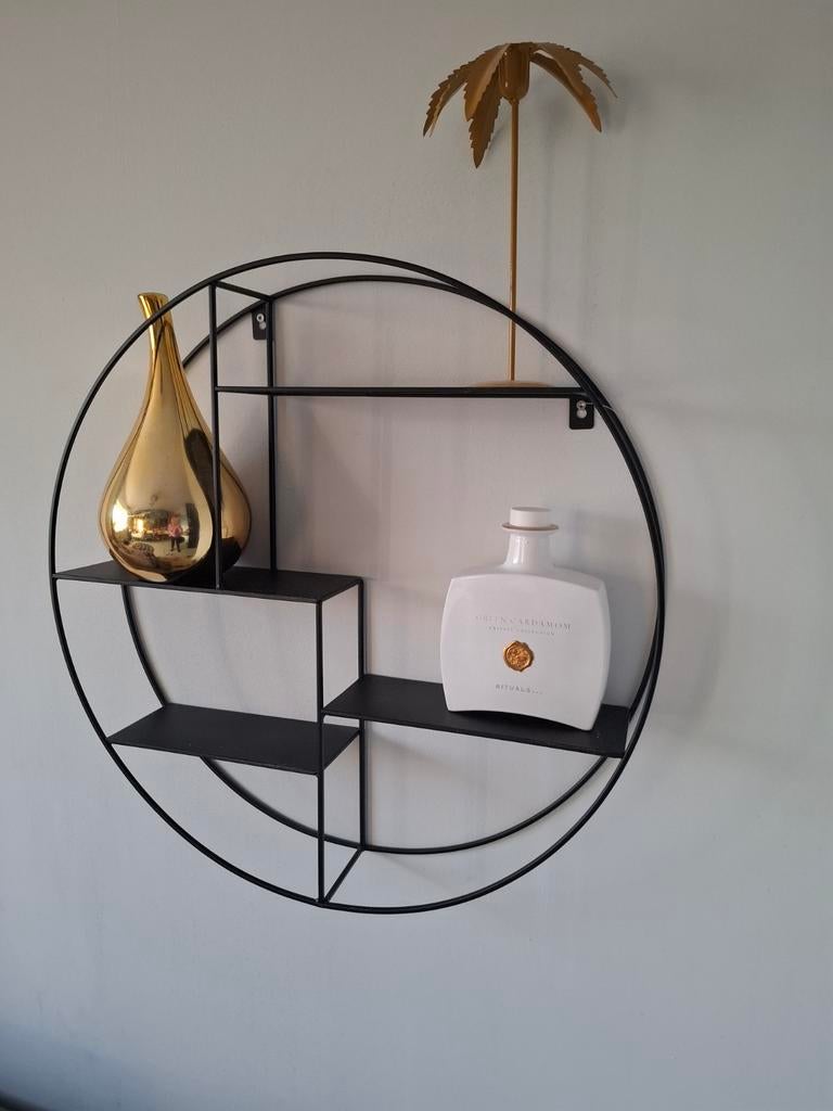 Woood Wandrek diameter 55cm zwart metaal bepurehome, Ophalen of Verzenden, Zo goed als nieuw