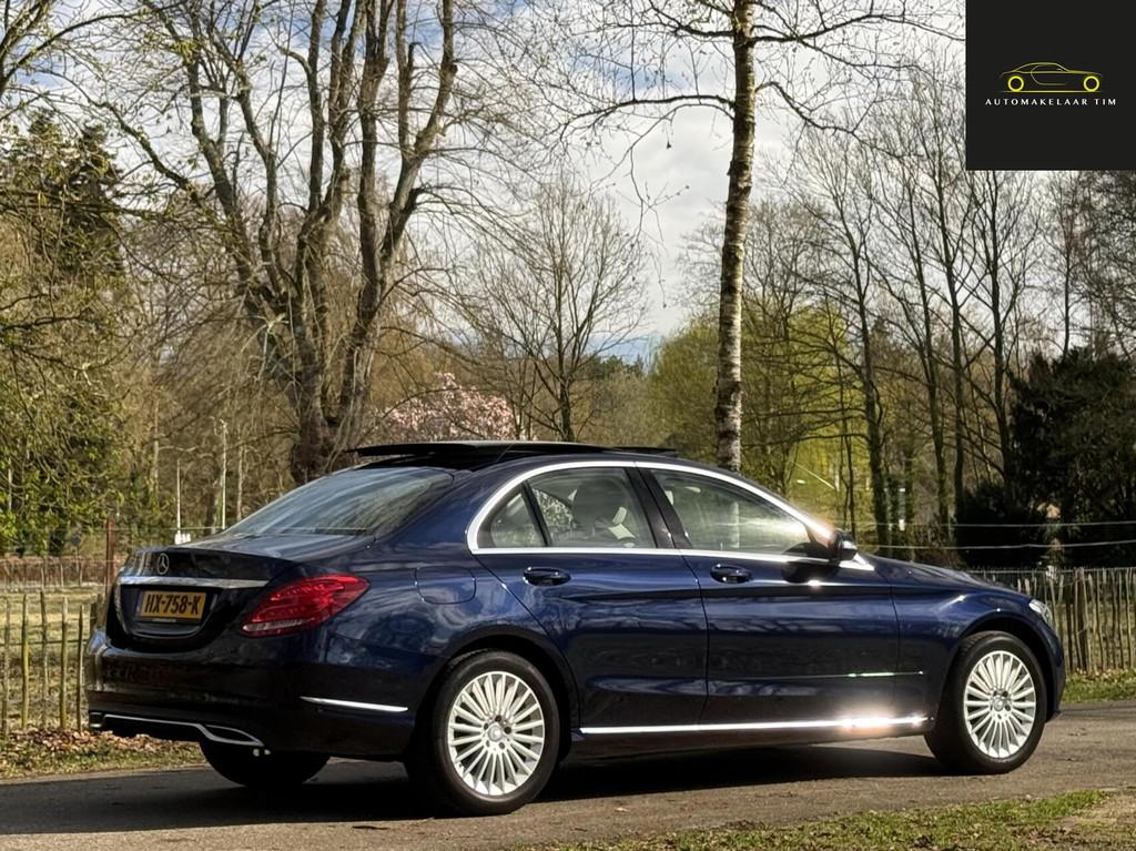 Mercedes C-klasse 180 Ambition, Auto's, Euro 6, Blauw, Bedrijf, Lichtsensor