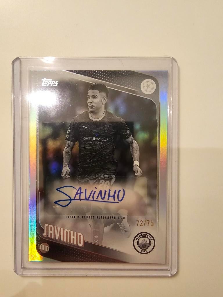 Savinho auto /75 topps flagship, Ophalen of Verzenden