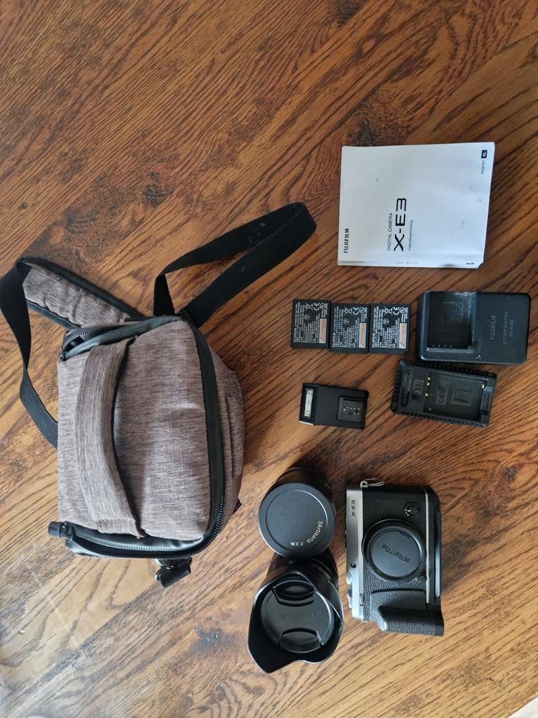 Fuji X-E3 camera met accessoires, Ophalen of Verzenden, Fuji, Geen optische zoom