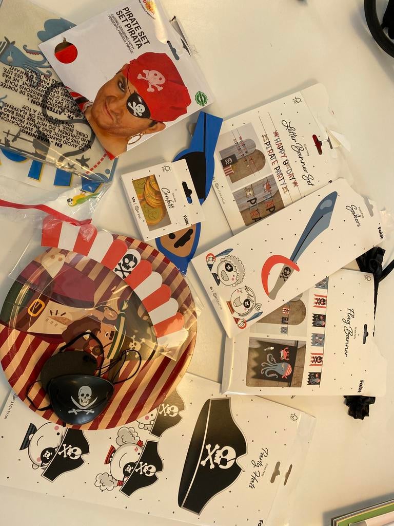 Pirat party verjaardag feest, Ophalen, Versiering, Verjaardag