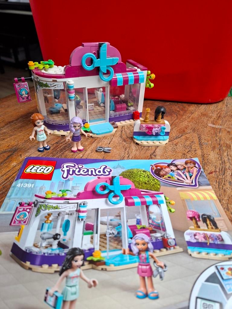 Lego Friends 41391 Kapperszaak, Ophalen of Verzenden, Zo goed als nieuw