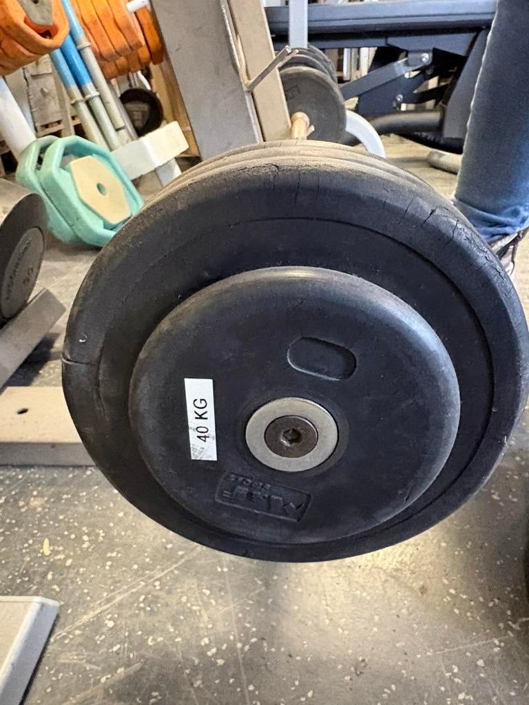 M&f vaste halter stang 40 kg gewicht, Ophalen, Gebruikt, Stang, Halterstangen