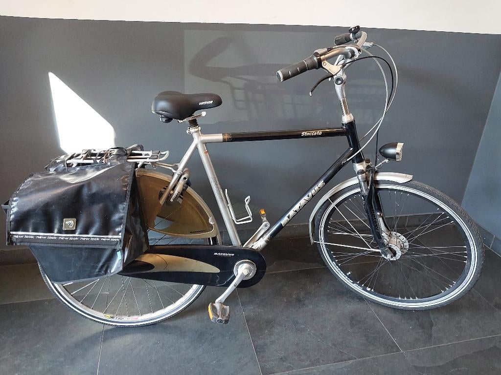 Batavus Staccato herenfiets 7 versn | framehoogte 61, Fietsen en Brommers, Fietsen | Heren | Herenfietsen, Ophalen, Gebruikt, Versnellingen