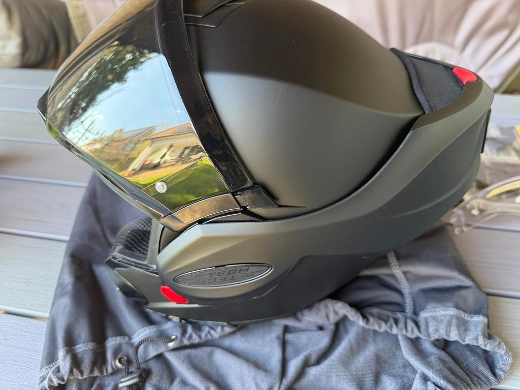 Scorpion Exo-Tech Evo Matt Black maat S, Fietsen en Brommers, Ophalen of Verzenden, Zo goed als nieuw