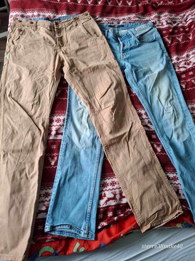 Chasin' spijkerbroeken, 2 stuks, Chasin, Blauw, Ophalen of Verzenden, W33 - W34 (confectie 48/50)