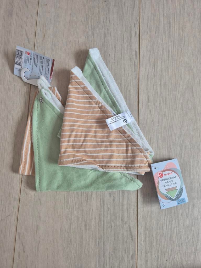 Driekhoek slabbetjes, Ophalen of Verzenden, Nieuw, Jongetje of Meisje, Muts