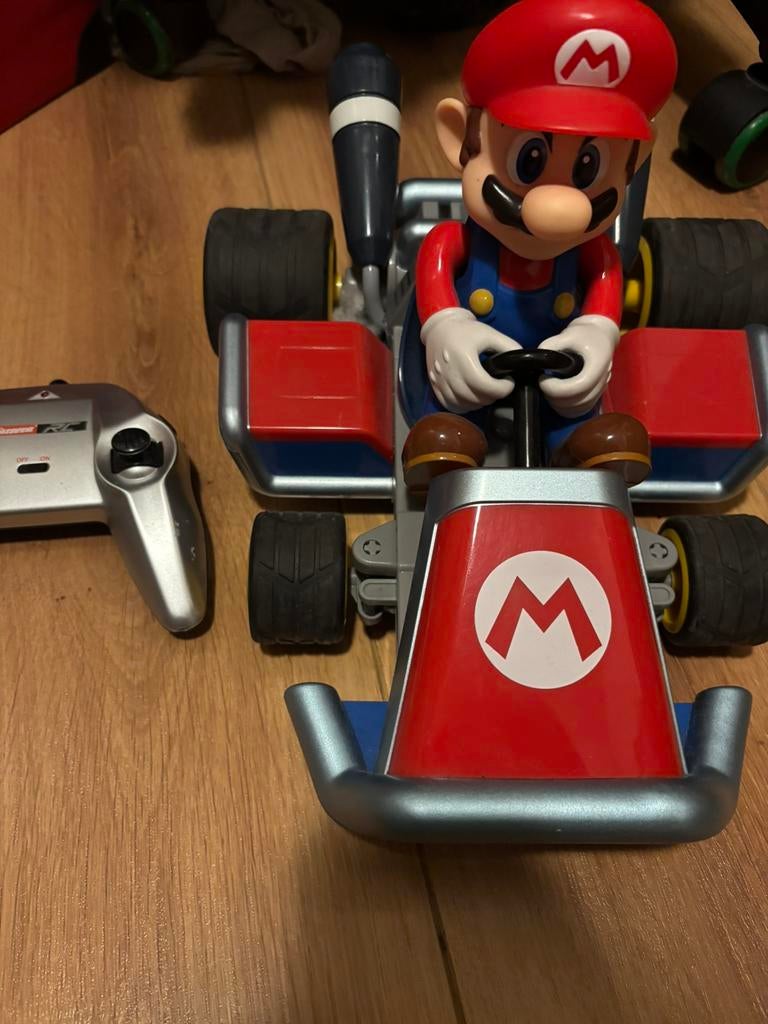 Bestuurbare mario auto, Ophalen of Verzenden, Zo goed als nieuw