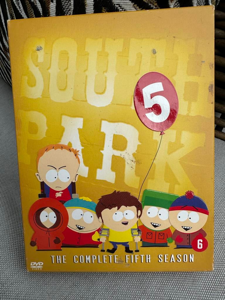 South Park - Het complete vijfde seizoen (DVD Boxset), Cd's en Dvd's, Dvd's | Tv en Series, Gebruikt, Komedie, Boxset, Vanaf 16 jaar