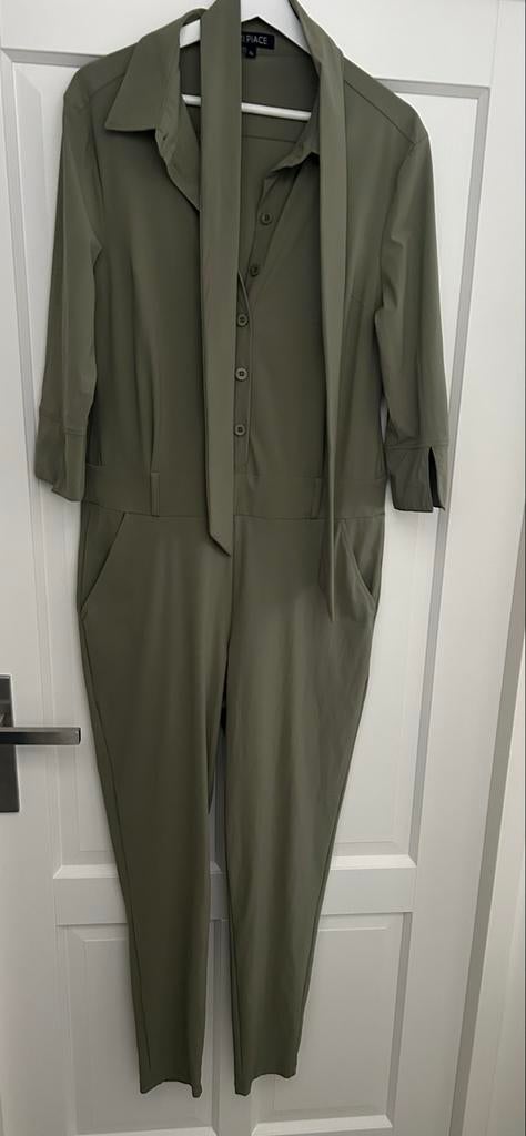 Olijfgroene jumpsuit van Mi Piace, maat XL, Kleding | Dames, Jumpsuits, Ophalen of Verzenden, Zo goed als nieuw, Maat 46/48 (XL) of groter