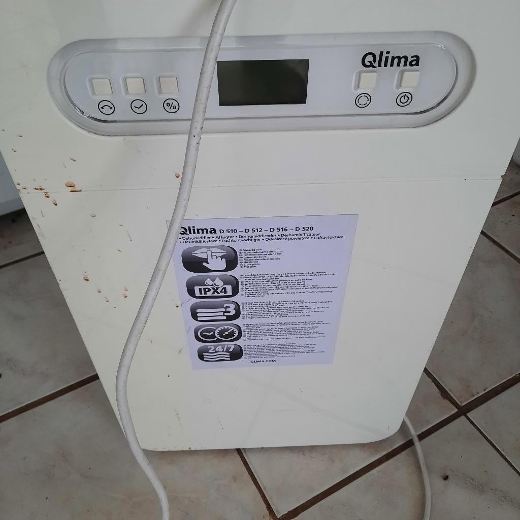 Qlima luchtontvochtiger - defect, Witgoed en Apparatuur, Ophalen, Luchtontvochter