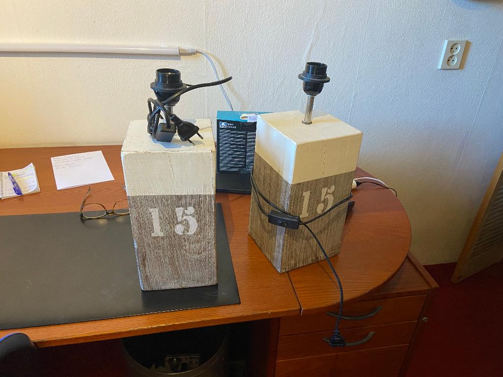 lamp strandpaal 2 stuks, Huis en Inrichting, Ophalen of Verzenden, Nieuw, Minder dan 50 cm