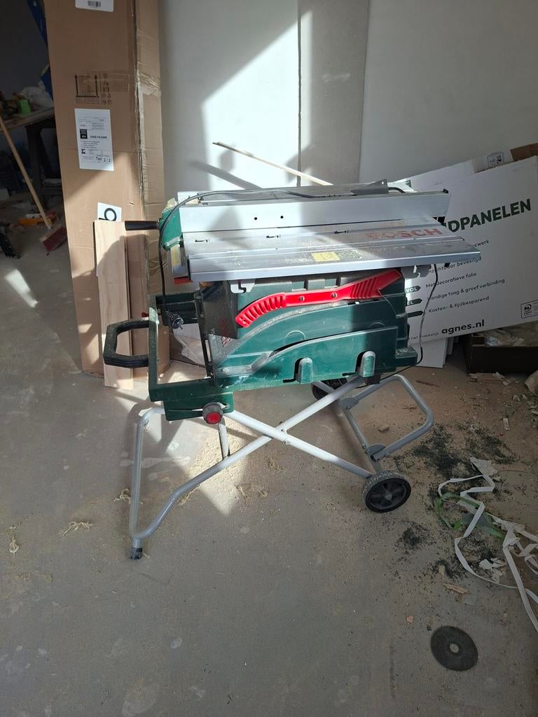 Bosch Pts 10 zaagtafel., Ophalen of Verzenden, 1200 watt of meer, Cirkelzaag, 30 tot 70 mm