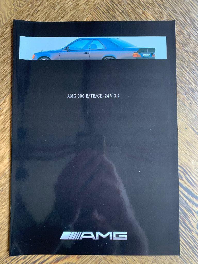 Brochure Mercedes-Benz AMG 300E/TE/CE-24V 3.4 W124 C124 1991, Nieuw, Mercedes-Benz, Mercedes, Ophalen of Verzenden
