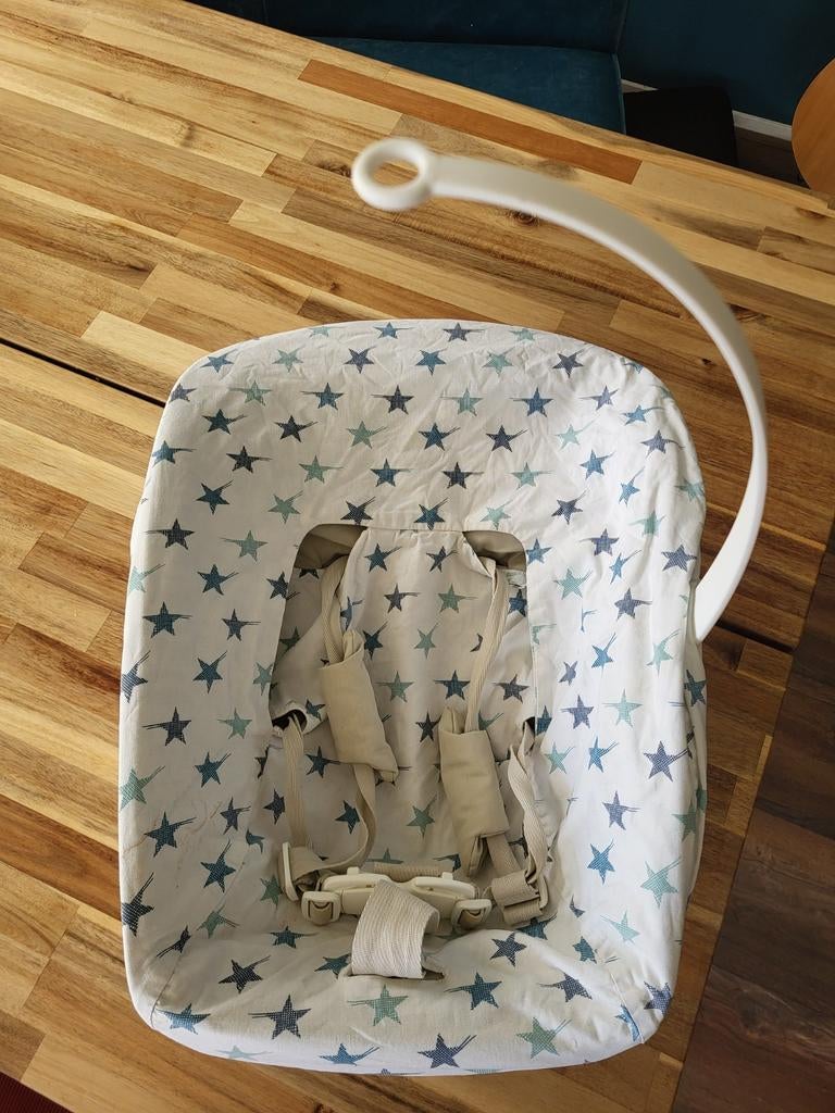 Stokke babyset met speelboog, Kinderen en Baby's, Kinderstoelen, Ophalen, Gebruikt, Meegroeistoel