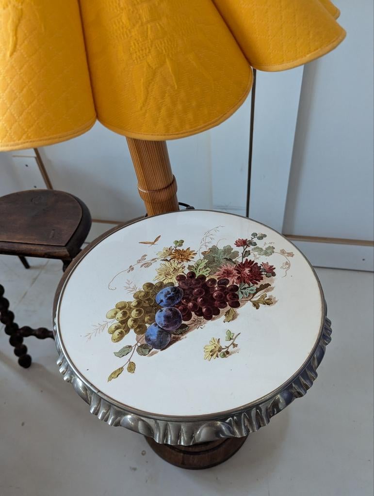 Vintage fruitschaal  of taart schaal 1930-1950, Ophalen of Verzenden