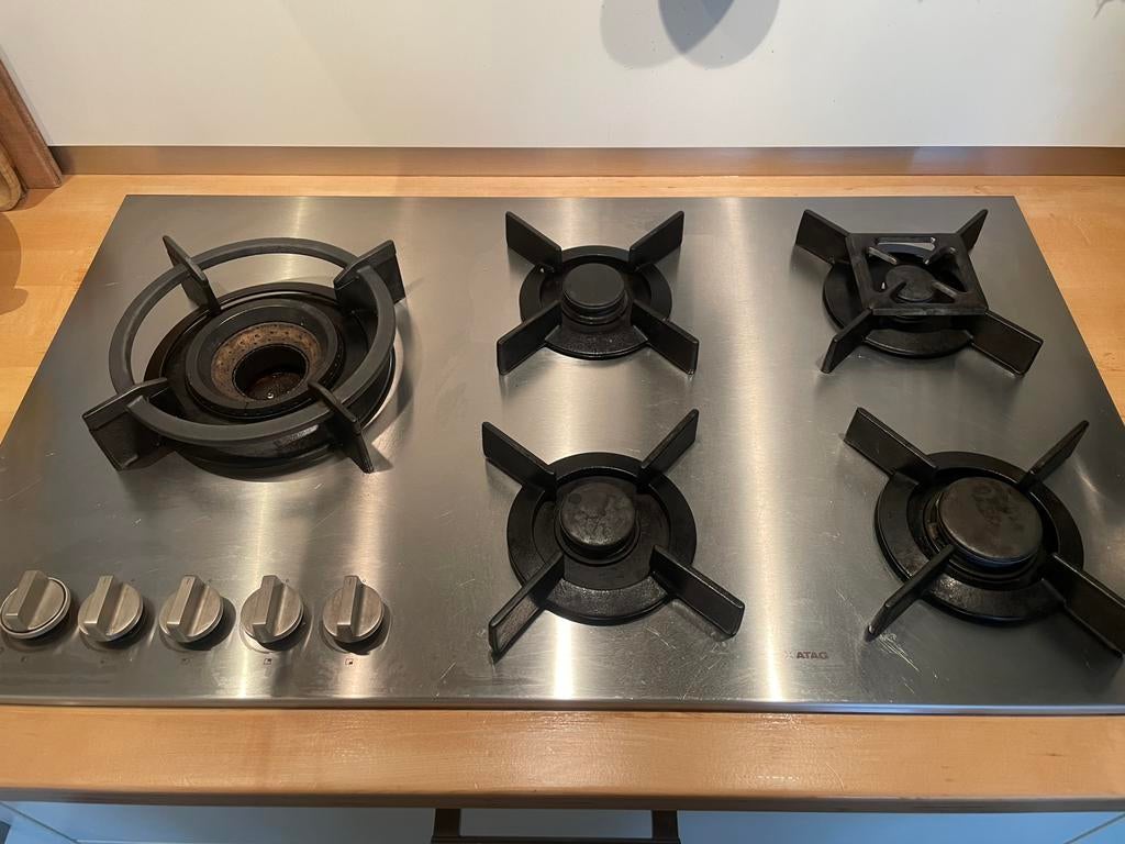 Kookplaat Atag 5 pits, Ophalen, Gebruikt