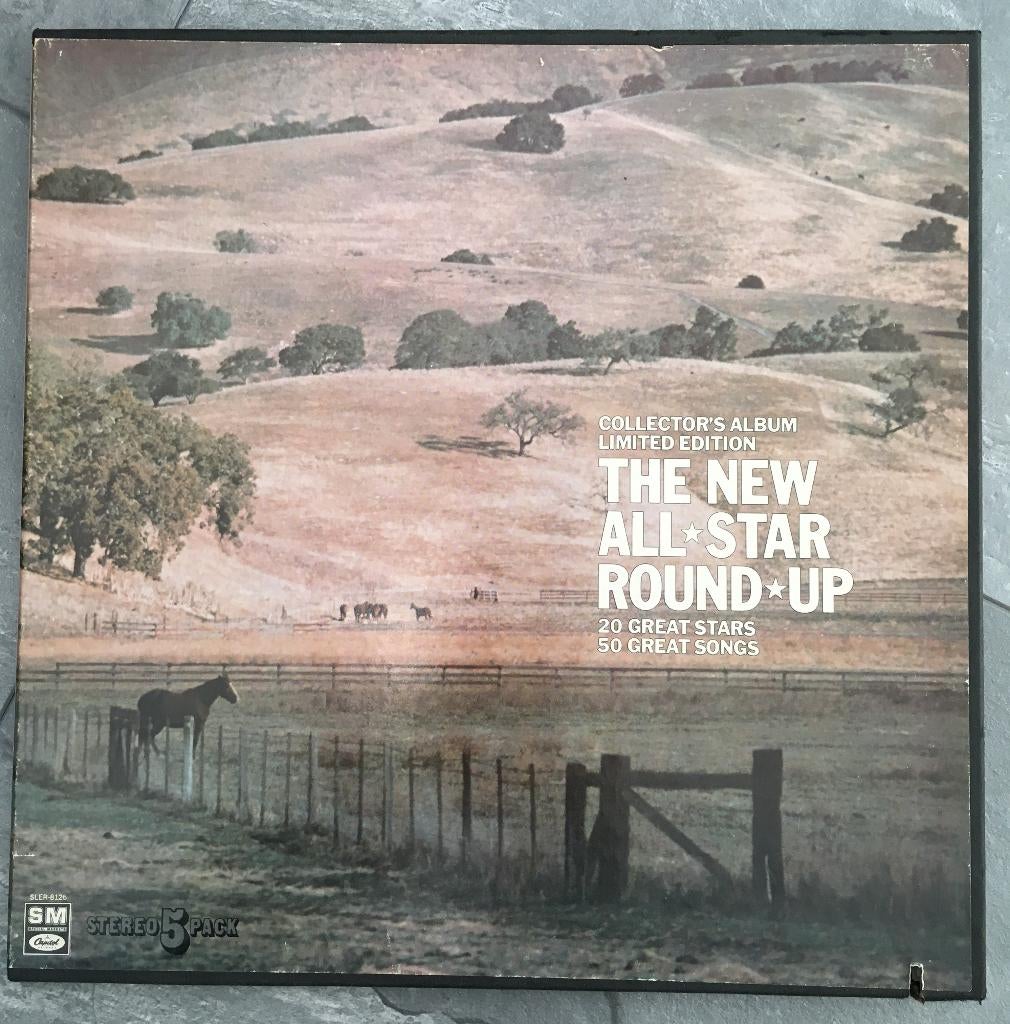Country op Vinyl The New All Star Round Up, Ophalen of Verzenden, Zo goed als nieuw, 12 inch