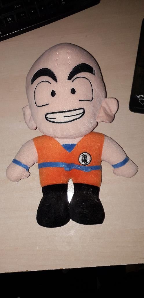 Dragonball Dragon Ball DBZ Knuffel Krillin 30 cm, Ophalen of Verzenden, Zo goed als nieuw