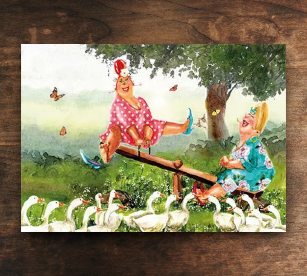 Ingrid Berendsen A6 ansichtkaart, Ophalen of Verzenden, 1980 tot heden, Ongelopen, Overige thema's