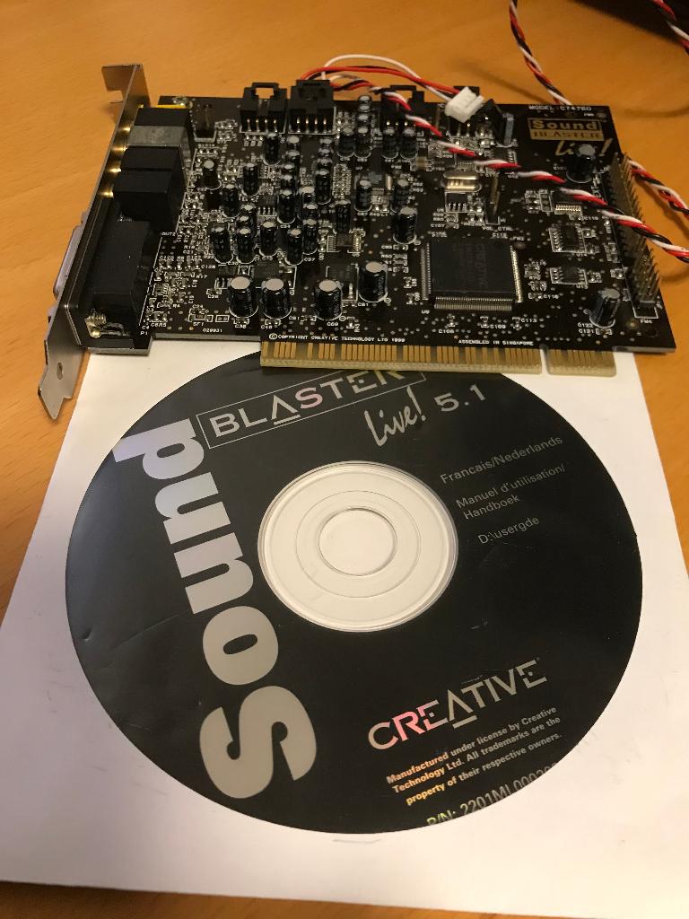 Creative soundblaster Live geluidskaart, Ophalen of Verzenden, Gebruikt, Intern, Creative Sound Blaster