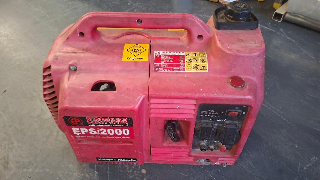Yanmar EP6000TD + Honda Europower ESP i 2000 aggeregaat, Ophalen, Dieselolie, ., Zo goed als nieuw
