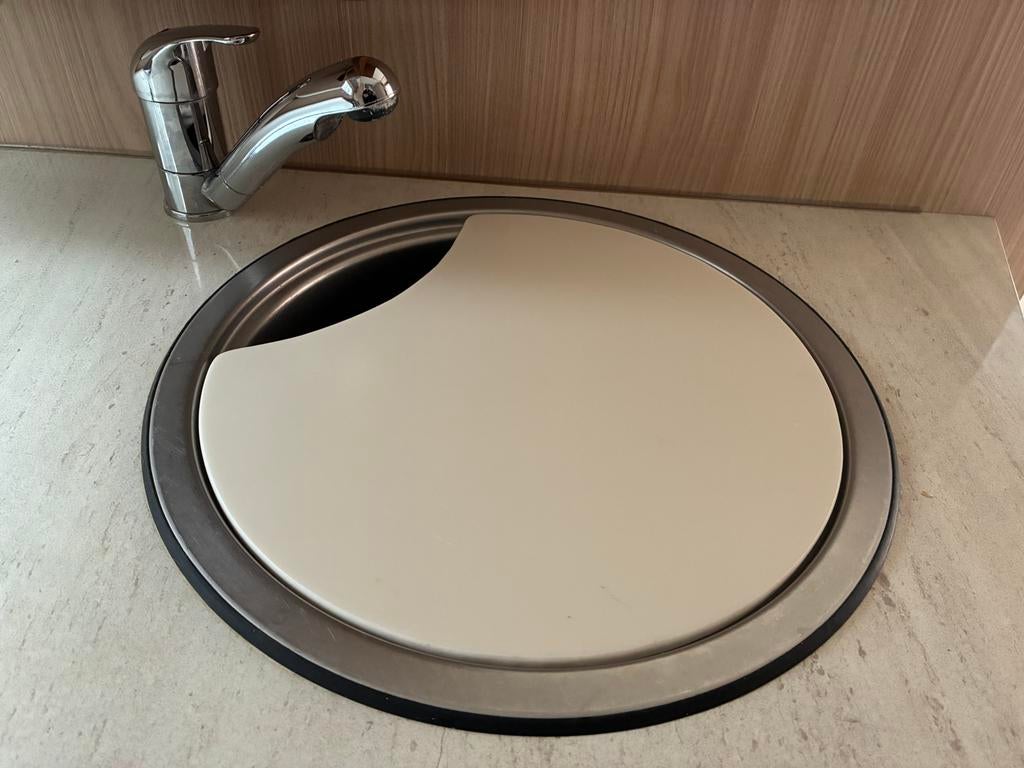 Inlegplaatje wasbak camper/ caravan, Ophalen of Verzenden, Zo goed als nieuw