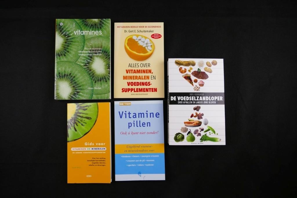 5x Vitaminen en voedingssupplementen, Gelezen, Dieet en Voeding, Verzenden, Diverse Auteurs