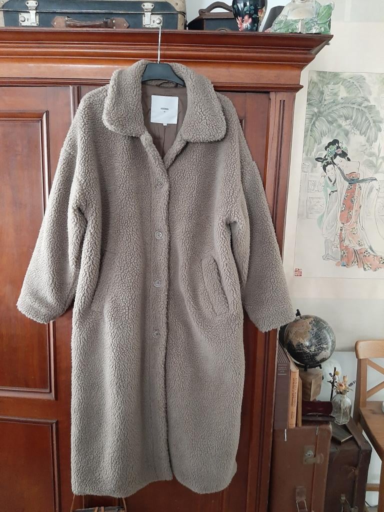 Nieuw!MINIMUM/Supergave trendy teddy jas/oversized/M/L/XL, Minimum, Ophalen of Verzenden, Nieuw, Beige