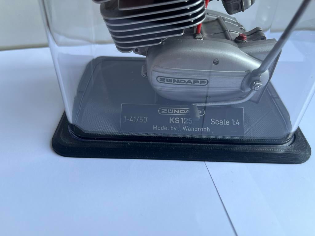 Zundapp KS 125 modelmotorblok schaal 1:4, Overige merken, Ophalen of Verzenden, Zo goed als nieuw, Groter dan 1:32
