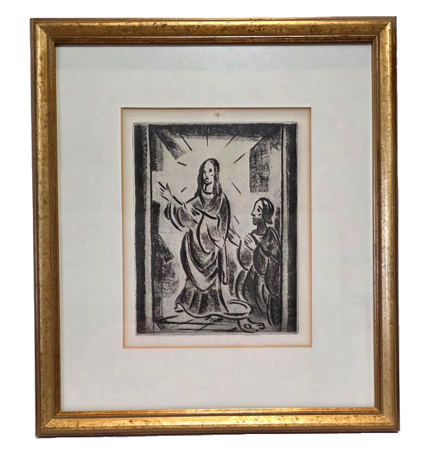 Gravure van Abert Servaes 1883-1966, Antiek en Kunst, Kunst | Schilderijen | Klassiek, Ophalen of Verzenden