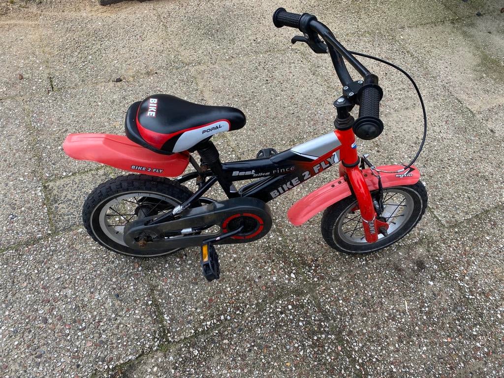 Popal fiets Bike 2 fly 12,5 inch, Ophalen, Zo goed als nieuw, Minder dan 16 inch