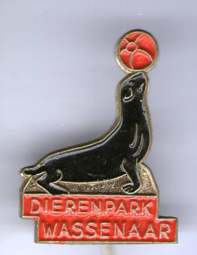 Dierenpark Wassenaar zilverkl speldje ( N_019 ), Verzamelen, Verzenden, Zo goed als nieuw, Dier of Natuur, Speldje of Pin