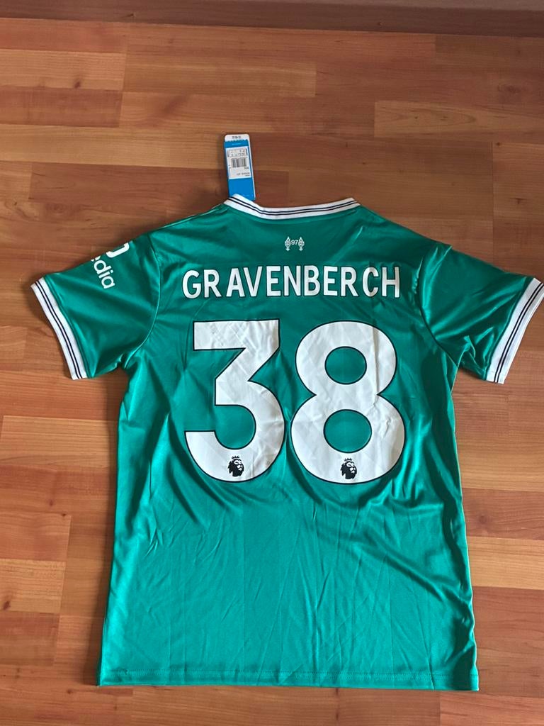 Gravenberch Liverpool thirth kit, Maat M, Ophalen of Verzenden, Nieuw, Shirt