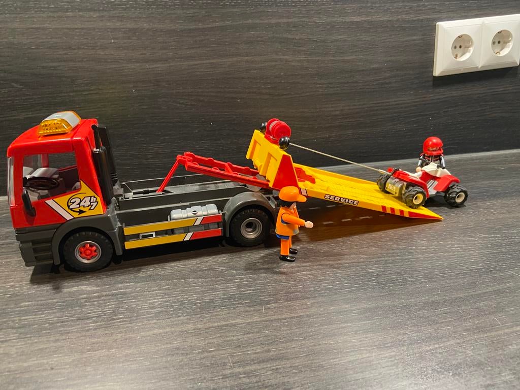 Playmobil 71429 sleepdienst 24 uur vrachtwagen, Ophalen of Verzenden, Gebruikt, Complete set