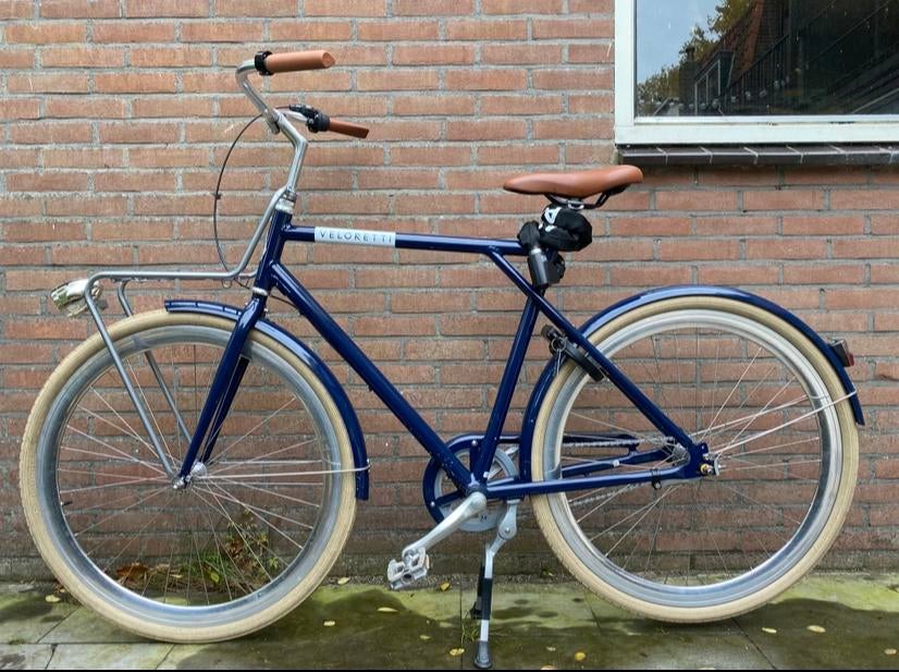 Veloretti Herenfiets - Stijlvol en Comfortabel, Fietsen en Brommers, Fietsen | Heren | Herenfietsen, Versnellingen, Zo goed als nieuw