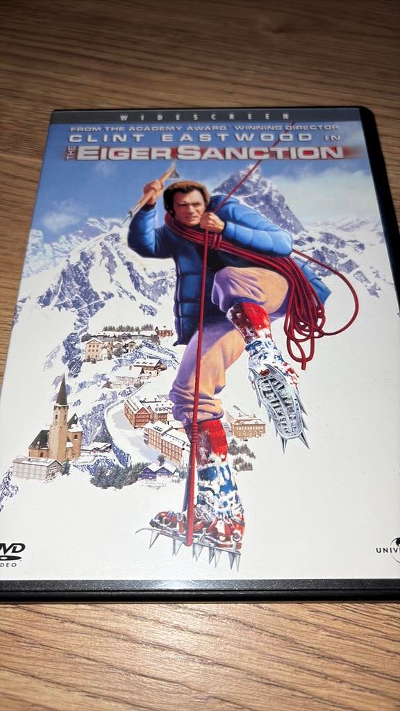 The Eiger Sanction met Clint Eastwood. Regio 1/A., 1960 tot 1980, Vanaf 16 jaar, Ophalen of Verzenden, Zo goed als nieuw