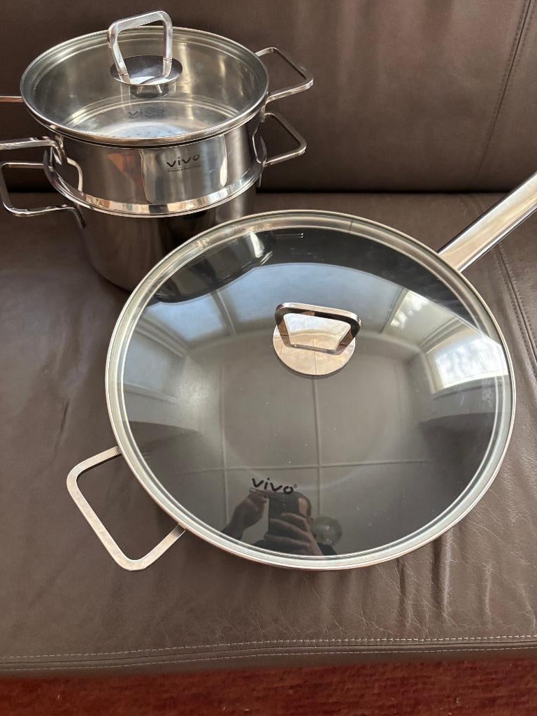 Pannen Vivo, Ophalen, Rvs, Pannenset