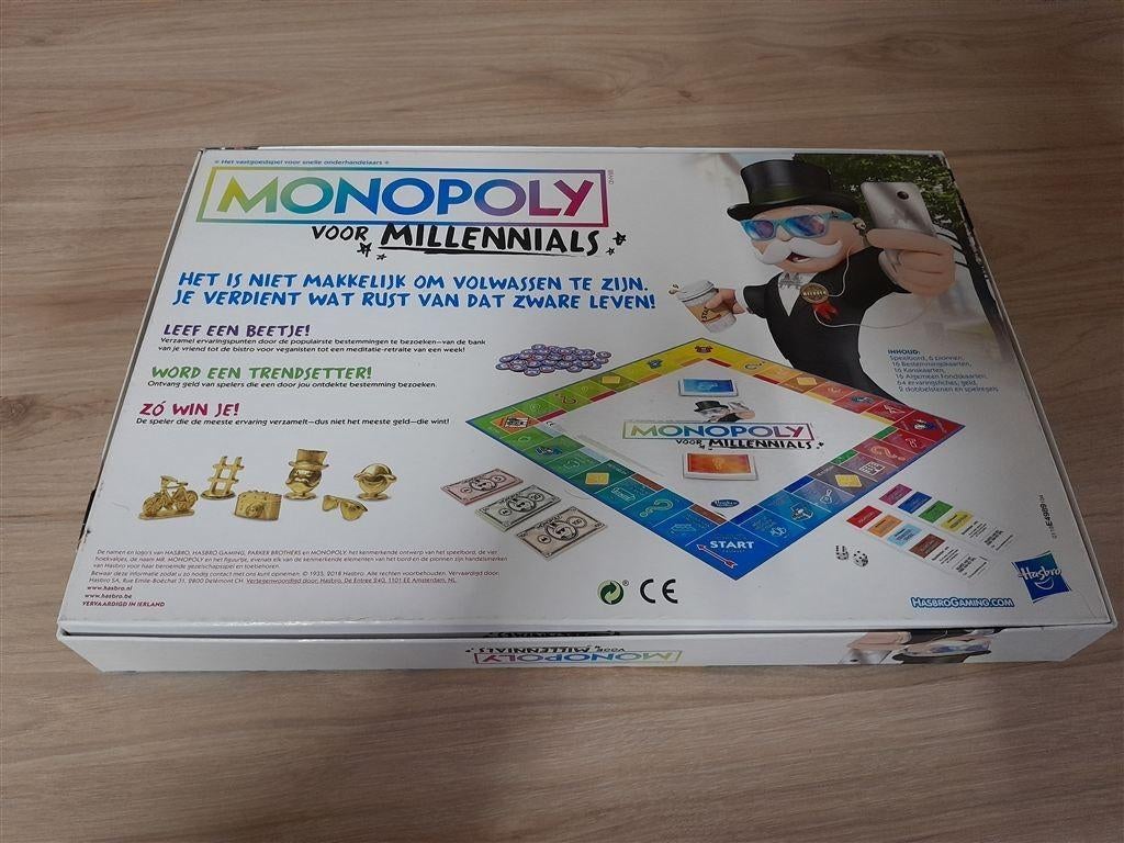 monopoly voor millennials [s1189], Verzenden, Zo goed als nieuw