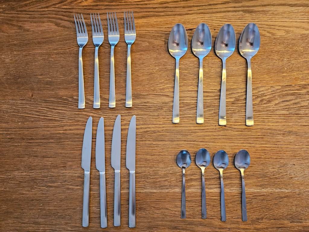 Bestekset 4 delig, Huis en Inrichting, Keuken | Bestek, Ophalen