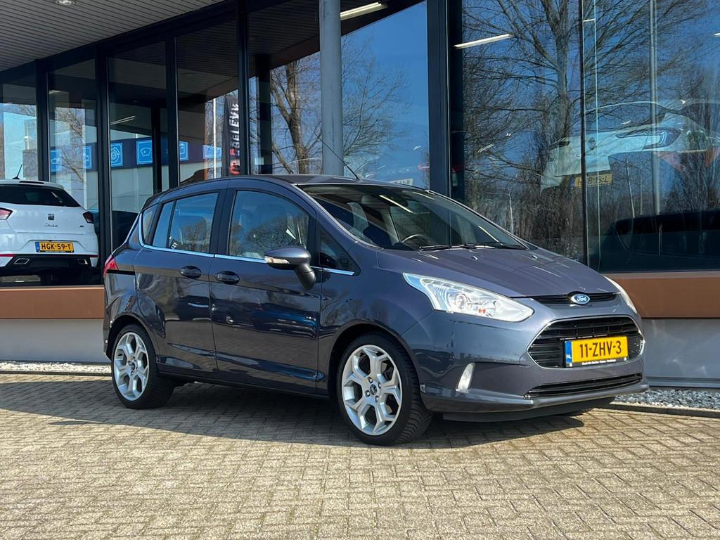 Ford B-Max 1.0 EcoBoost Titanium met NAP, Voorwielaandrijving, Euro 5, 101 pk, Gebruikt