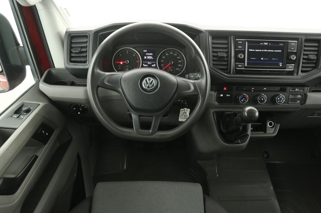 Volkswagen Crafter 2.0 TDI L3H2 | 140PK | Airco | Carplay |, Auto's, Bestelauto's, Stof, Gebruikt, Euro 6, 4 cilinders