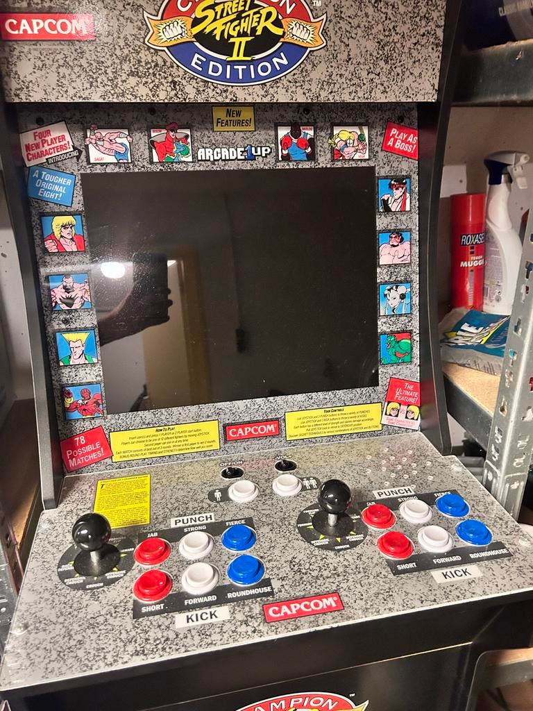 Arcade1Up - Street Fighter Deluxe Arcade Machine, Ophalen, Gebruikt