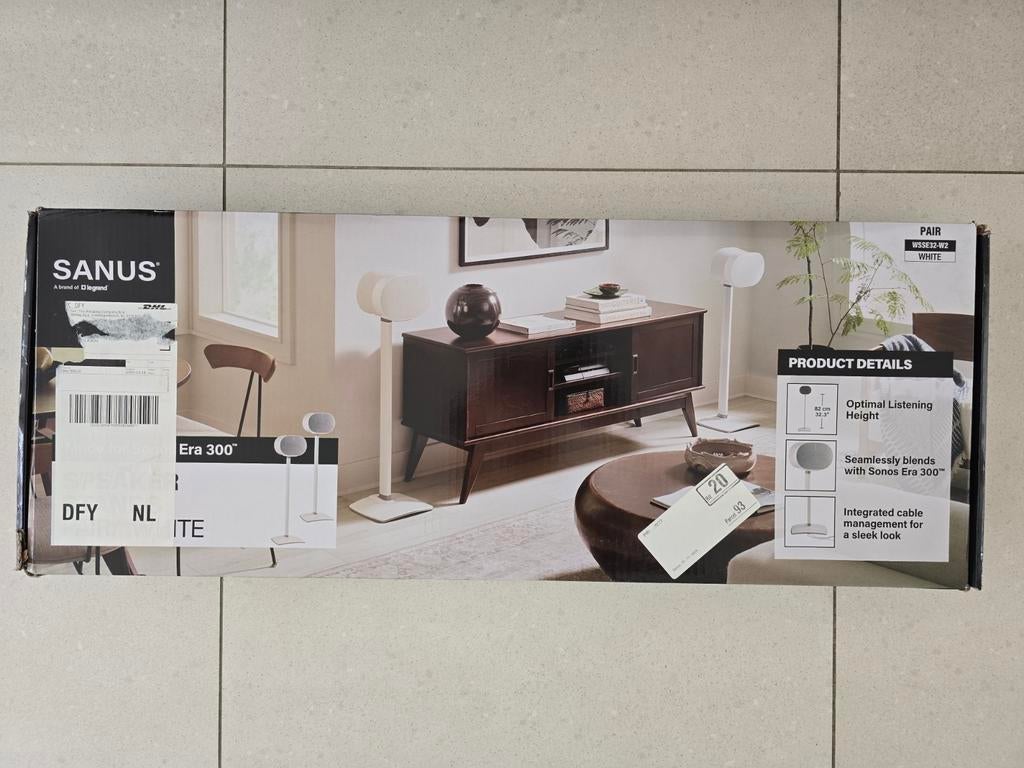 Sanus Era300 speakerstandaards voor Sonos Era 300 speakers, Overige merken, Overige typen, Ophalen of Verzenden, Zo goed als nieuw